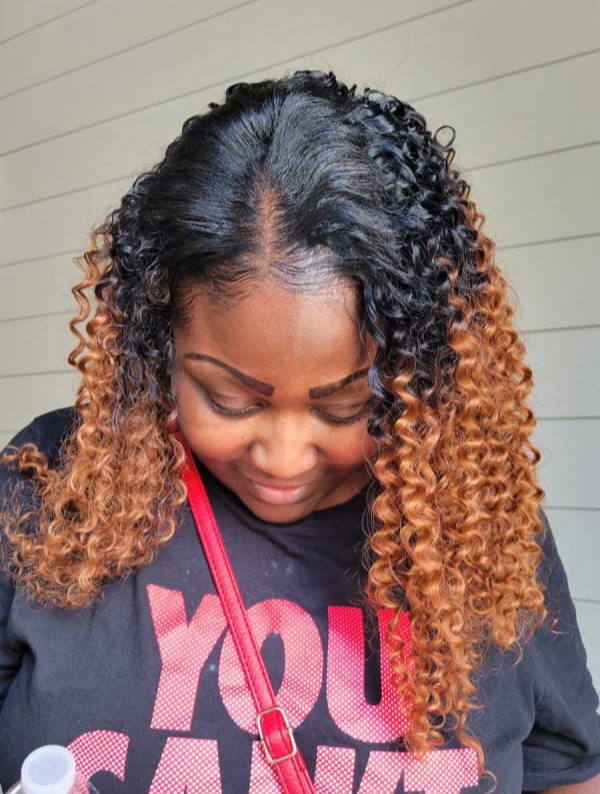 Sew in leave out